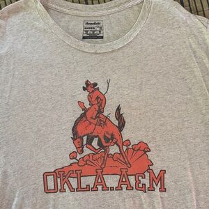 Gray OKLA A&M Cowboy Tee